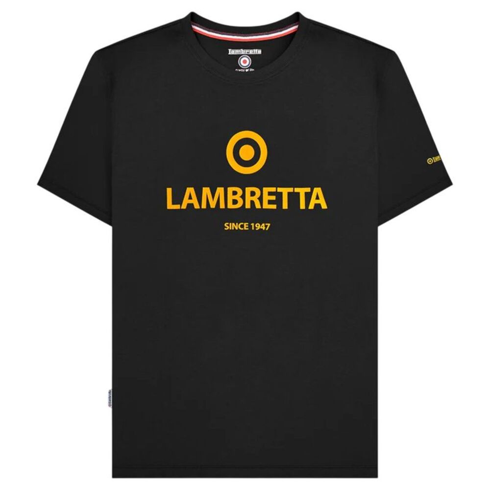 Lambretta Mens Established T-Shirt / Black
